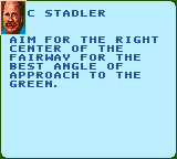 PGA Tour 96 screenshot 5 for Sega Game Gear